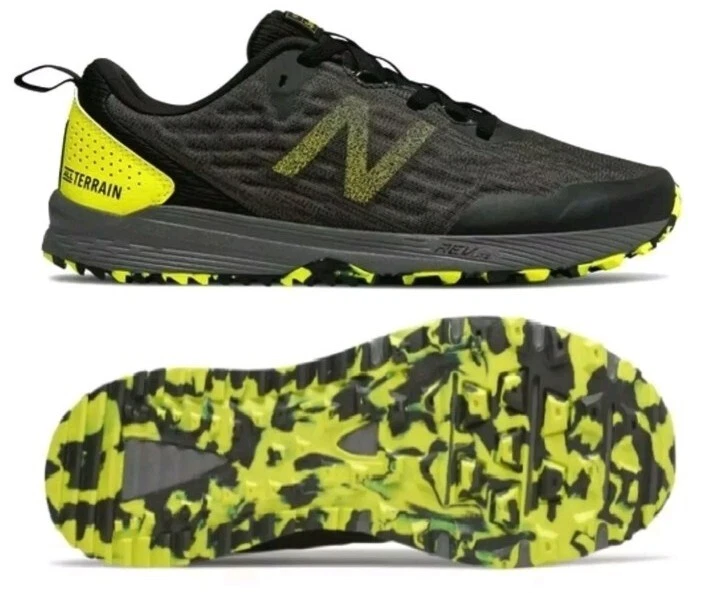 New Balance Nitrel V3 (MTNTRCS3) Men's Trail Running Shoes black/flash yellow