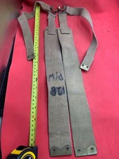 Original WW2 Pattern British Army L Straps Pair - 37 pattern Webbing Haversack