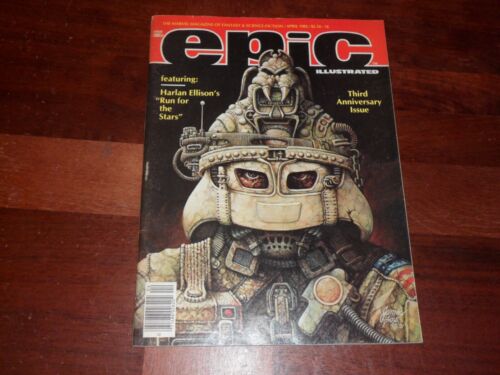 April 1982 Epic Illustrated – Marvel Magazine of Fantasy & Science Fiction Comic - Afbeelding 1 van 8