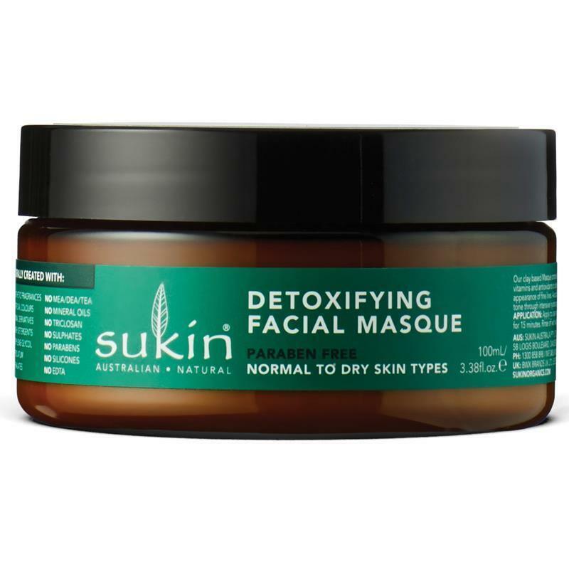 Sukin Super Greens Detoxifying Clay Masque 100ml