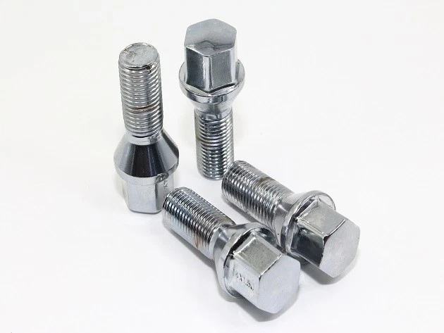 20 14x1.5 28mm Chrome Lug Bolts Porsche 911 Cayman Boxster Cayenne Panamera - Image 3 of 3