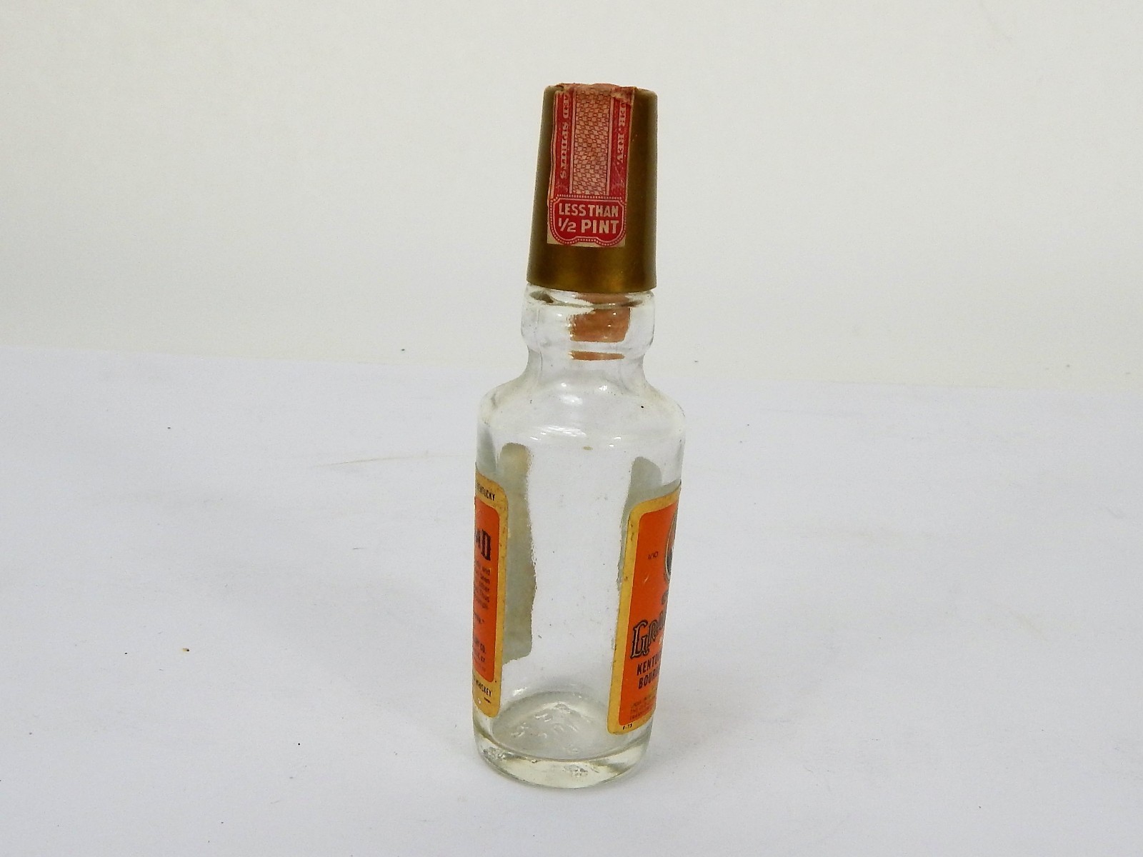 Vintage Old Grand Dad Mini Glass Airline Bottle (Empty) eBay