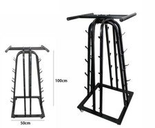 x Rastrelliera Stand Supporto Verticale Porta Manubri Pesi Palestra dfh