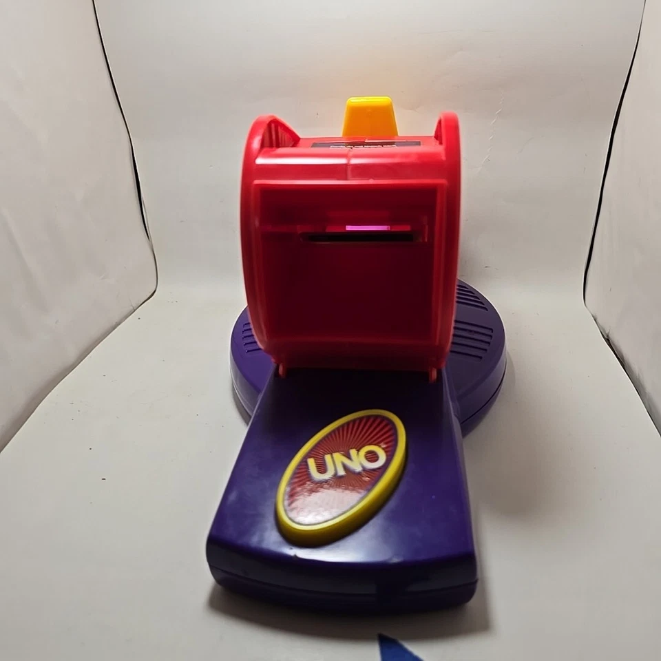 1998 UNO Attack Mattel Card Game Electronic Card Launcher Vintage Retro - Image 2 of 4
