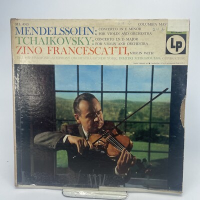 Concerto In E Minor For Violin And Orchestra Concerto In D Major For Violin LP 