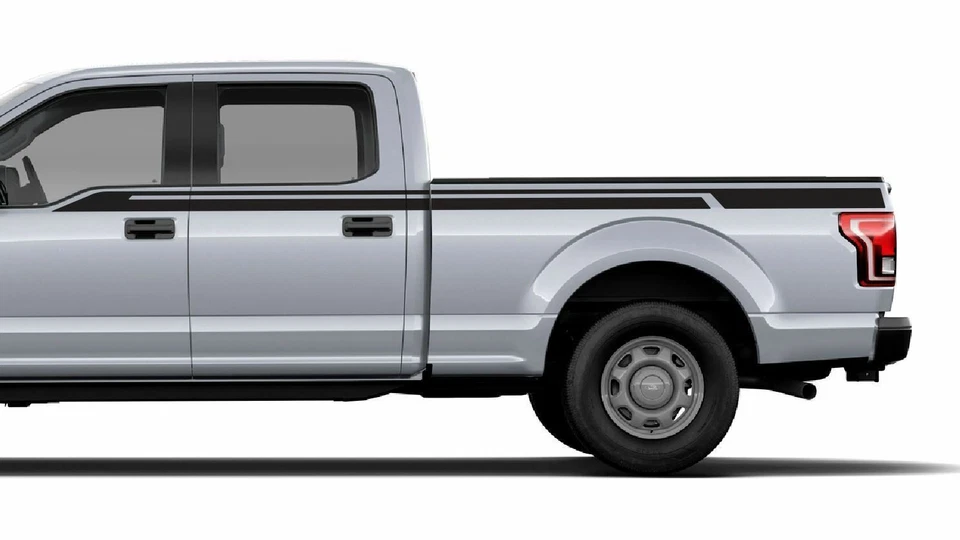 Shift F150 Side C Stripe 3M Vinyl Sticker Graphic Decal Kit Ford 2015-2017 - Image 4 of 4