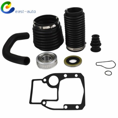 Transom Seal Bearing Gimbal Bellows Kit for 86-93 OMC Cobra Water Hose new