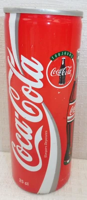 COCA COLA® CANETTE VIDE 25CL TUNISIE 1997 - Photo 1/4