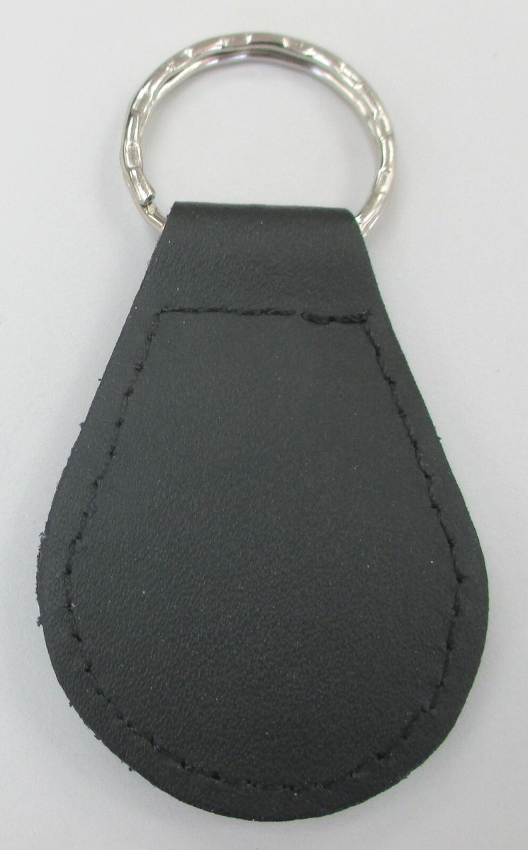 Red BROUGHAM 32K2 Leather Chrome Key Ring 1984 1985 1986 1987 1988