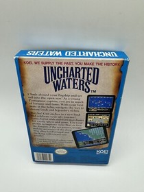 Uncharted Waters Nintendo NES Complete CIB W Map KOEI Rare Near Mint!