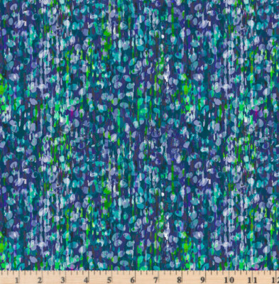Solace Abstract Dark Blue Dots Fabric 4921 DB   Half yard continuous cuts