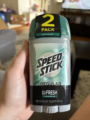 Twin Pack ~ Speed Stick All Day Fresh Deodorant 24hr. Protection 3 Oz Each