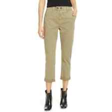Frame NWT Le Beau Straight Leg Chino Cropped Pants Washed Od Size 27 LBUCH999
