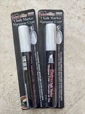 Chalk Marker 2 Pack Chisel Tip White 028617483016 Bistro