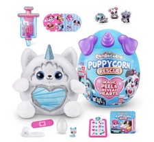 Rainbocorns Puppycorn Rescue Surprise Collectible Dog Plush Animal NEW