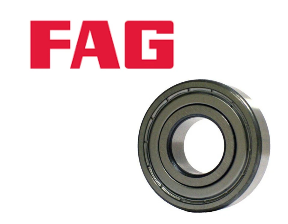 6000-2Z-C3 FAG METAL SHIELDED DEEP GROOVE BALL BEARING ID 10mm OD 26mm WIDTH 8mm