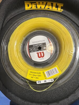New Wilson Sensation 16g Multifilament. 200M Reel. Yellow Color. !Shop Closing!