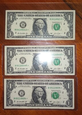 BBB 新品です！ 2013 (B) Series One Dollar Duplicate Error. Lot Of 3 | eBay