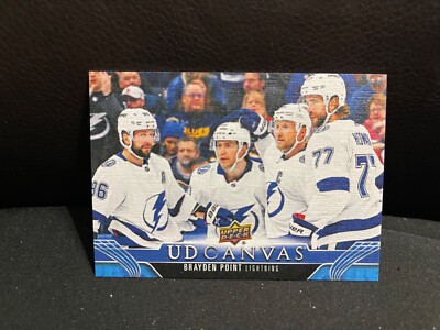 2023-24 Upper Deck UD Canvas Brayden Point #C72 Tampa Bay Lighting