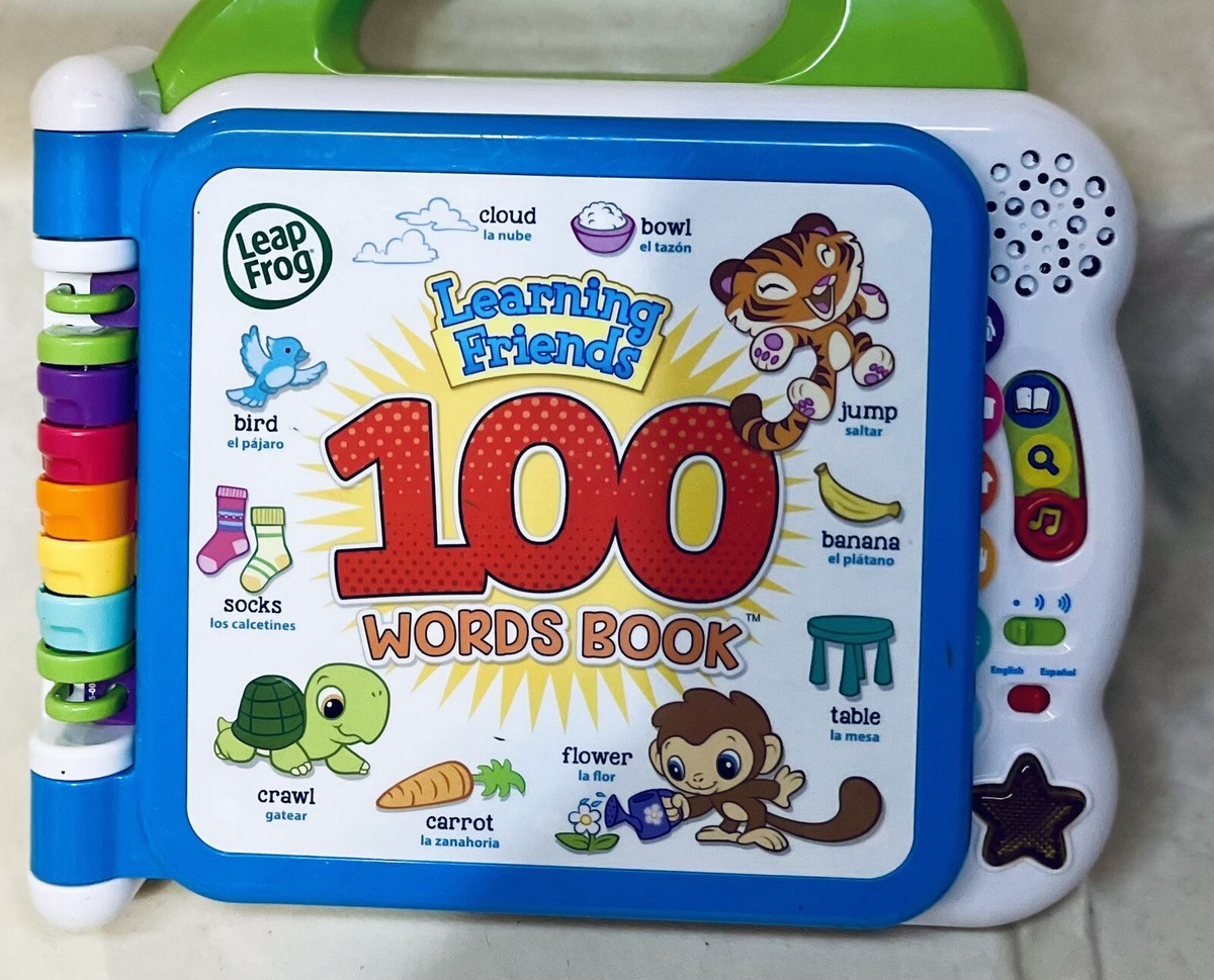 LeapFrog Learning Friends 100 Words Book Toy With Batteries