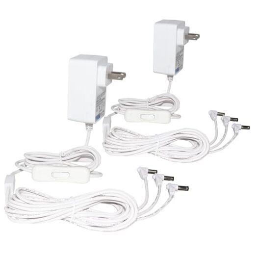 6-Output 4.5V Power Adapter For Lemax Village Lights - Christmas & Halloween Decorations