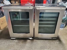 Under-counter beverage center and wine unit