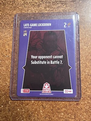 2024 Bo Jackson Battle Arena # S-71/100 Late-Game Lockdown