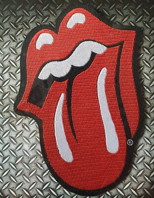 The Rolling Stones - Tongue gewebter Aufnäher woven Patch Neu & Official!