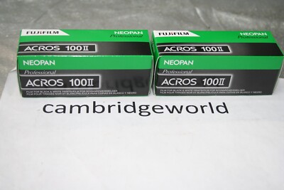 Fujifilm FUJI Neopan 100 Acros II Black &White 120 Roll Film FRESH 6/24 2 ROLLS