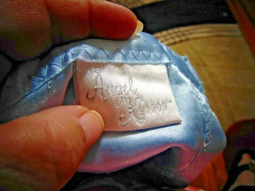SECURITY BLANKET - ANGEL KISSES - LOVEY  BLUE  -  HTF   - Afbeelding 3 van 4