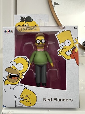 Simpsons NED FLANDERS Neighbor - 2.5'' Action Figure 2024 Jakks Pacific - NEW
