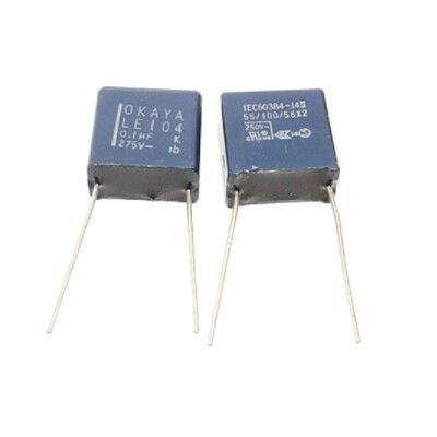 Lot De 8 Condensateurs X2 MKT 100nF 275V - 0.1µF - Neuf - Pour Électronique