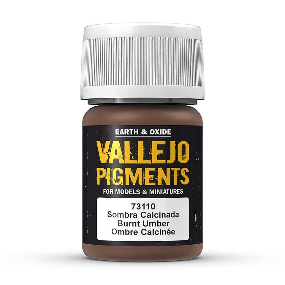 Vallejo Pigments 73.110 - Umbra, Gebrannt, 30 ml