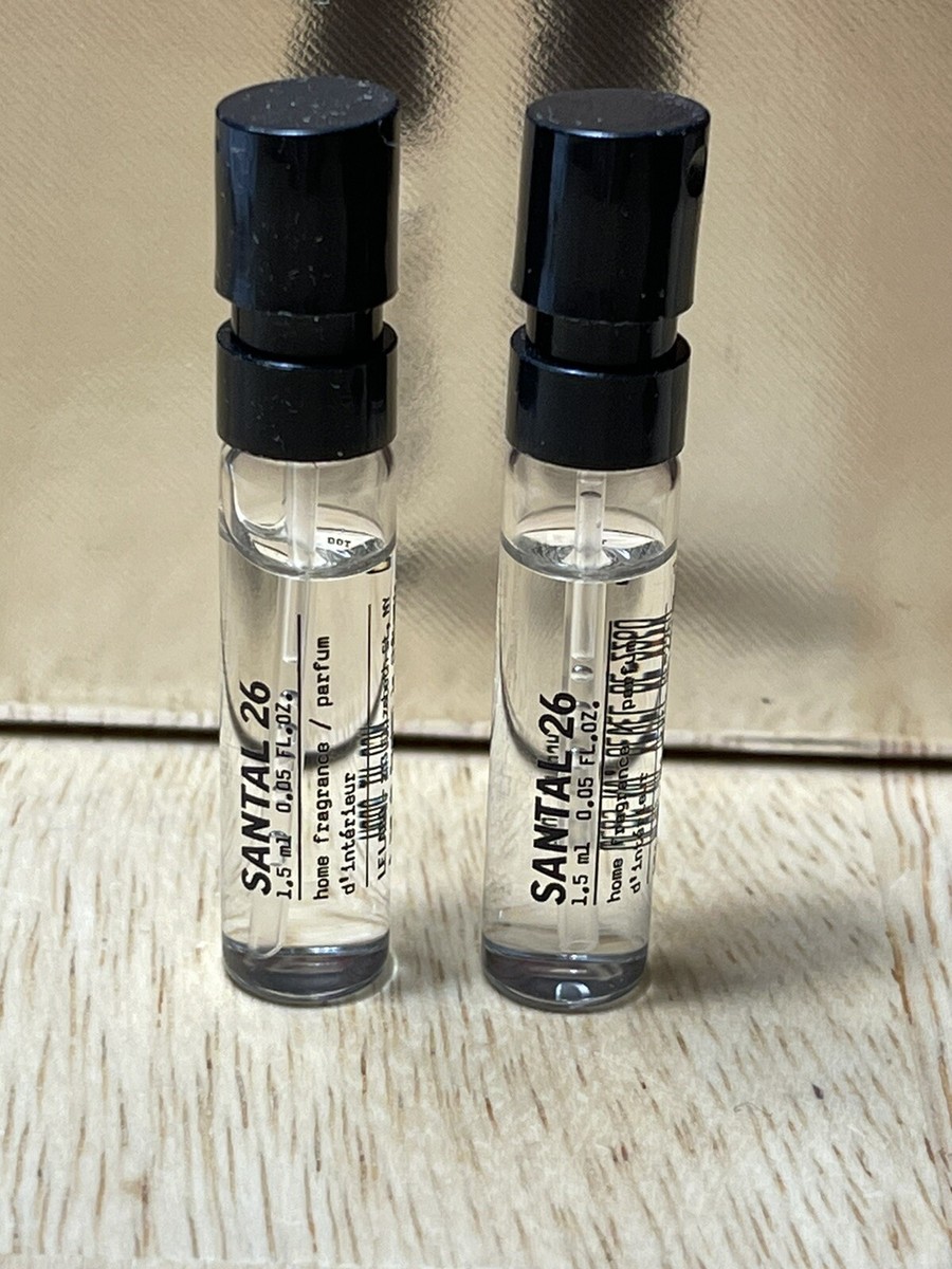 Lot of 2 Le Labo SANTAL 26 Eau de Parfum Spray - 0.05 FL OZ / 1.5
