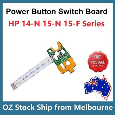 Deal4GO Power Switch Button Board with Ribbon Cable Replacement for HP Pavilion 17-E 15-E 15-E000 TPN-Q118 Q117 15-e064TX 14-E DA0R68PB6D0 720673-001