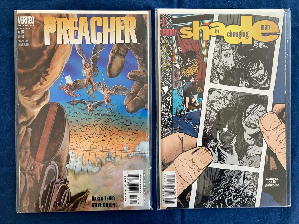 Last Vertigo 9 Issue Lot Doom Patrol 87 Swamp Thing 171 Preacher 66 Shade 70 + - Изображение 4 из 4