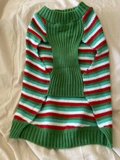 Dog/Pet Striped Holiday Sweater