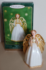 Hallmark 2001 Graceful Angel Tree Topper Miniature; Price Tag Intact