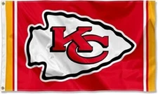 KANSAS CITY CHIEFS 3'X5' FLAG BANNER *Fast USA Shipper*