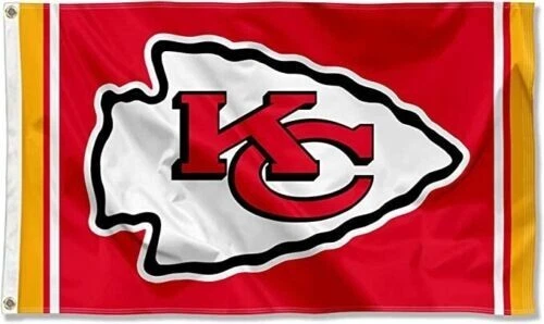 KANSAS CITY CHIEFS 3'X5' FLAG BANNER *Fast USA Shipper*
