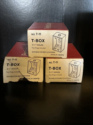 American Electric Perfect-Line T-11L T-Box - Lot of 3