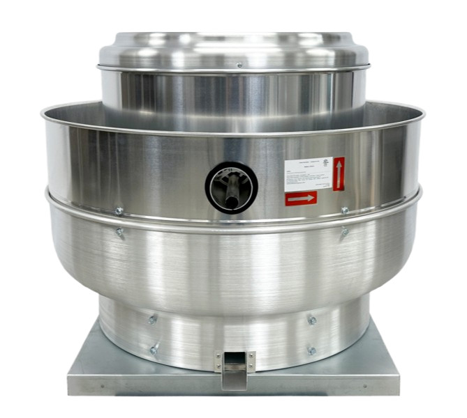 NSF 28"x28" Commercial Exhaust Fan 6900 CFM 1.5HP Roof Up Blast Fan 220V