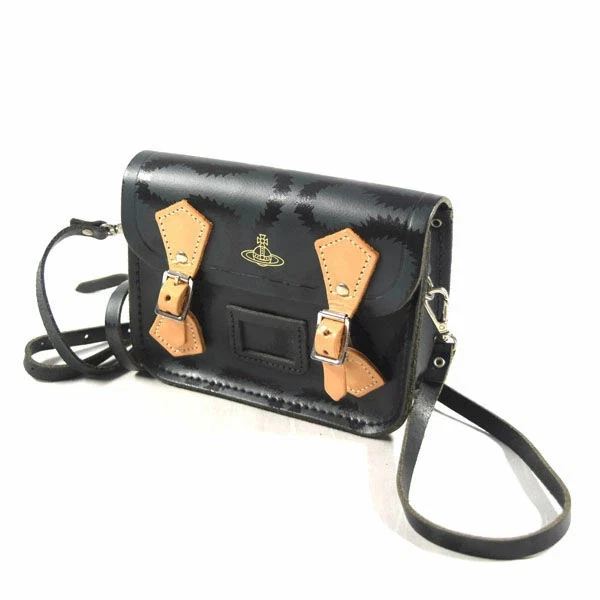 vivienne westwood×Sachel Vivienne Westwood Women Rare Tote Bag Studs Orb Fittings Leopa