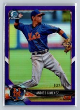 2018 Bowman Draft #BD-136 Andres Gimenez Purple #/250