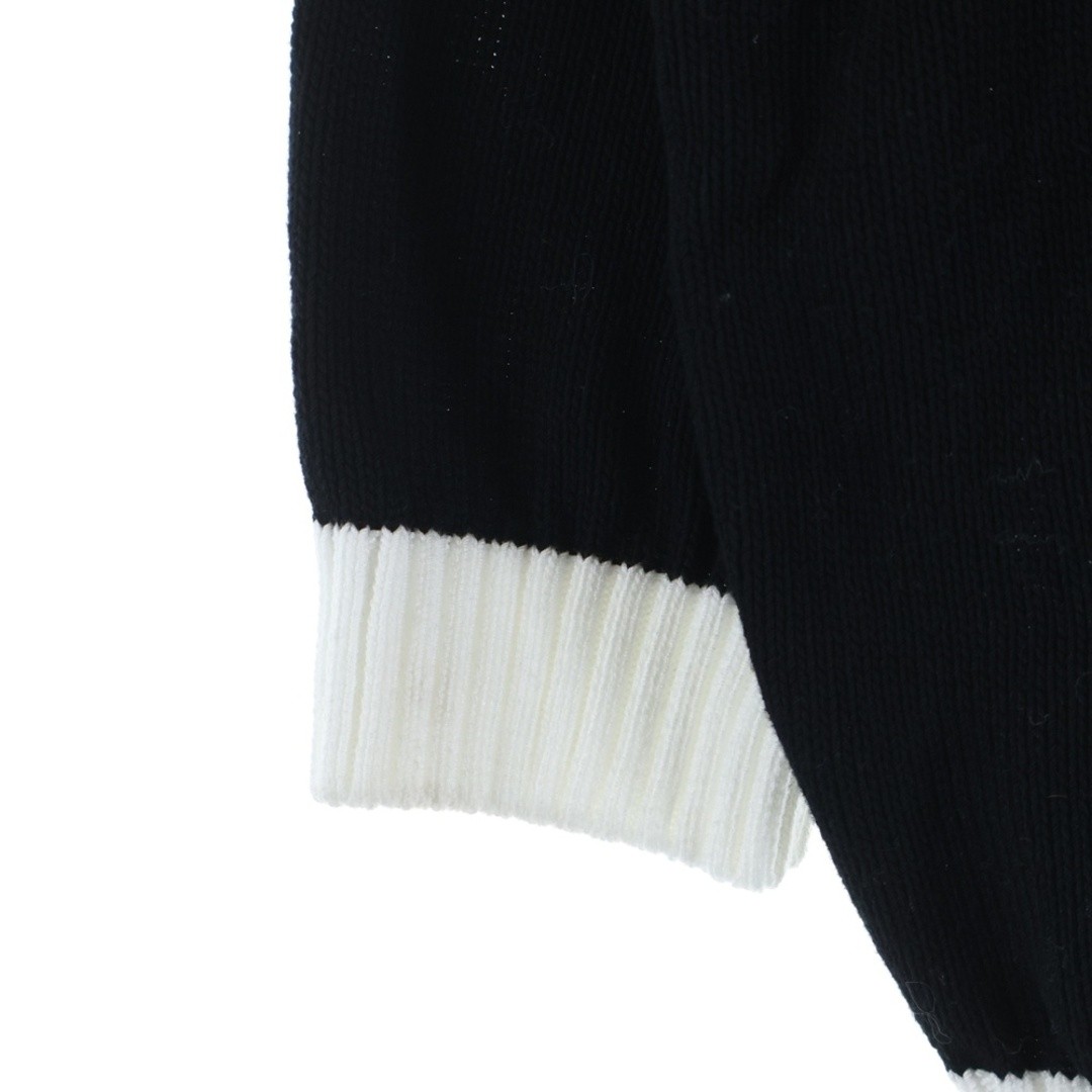 PRADA 24AW Logo Embroidered Cropped Crew Neck Short Sleeve Knit Sweater Used 707 thumbnail 5