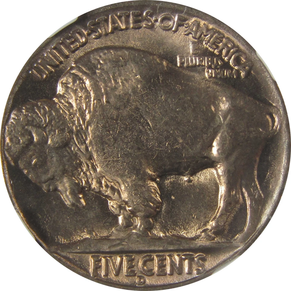1936 D Indian Head Buffalo Nickel MS 65 NGC Bag Fragment SKU:I22652 - Image 4 of 4