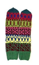 Tibetan Yak Wool Hand Knit Hand Made 100 wool socks Super Warm Strong M/L Size