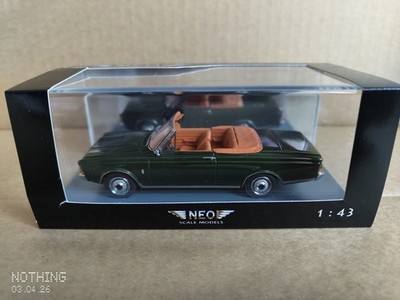 1:43 Neo Scale Models Ford Taunus P7 Deutsch Cabrio, neu & OVP