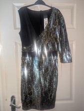 CBR Silver & Gold Sequin Dress Size S