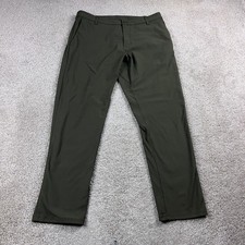 Lululemon Pants Mens 36 Green Classic Fit Commuter Warpstreme Chino Golfer 36x31